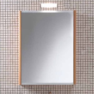Шкаф зеркальный 60х14см Berloni Bagno SN06 (белый, без светильника)