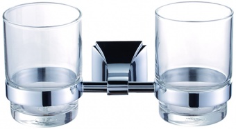 Двойной металлический держатель со стаканами KorDi Sierre KD 9202