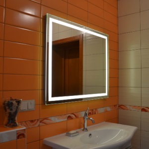 Зеркало с подсветкой 100*65cm Leroni Luxor 201065
