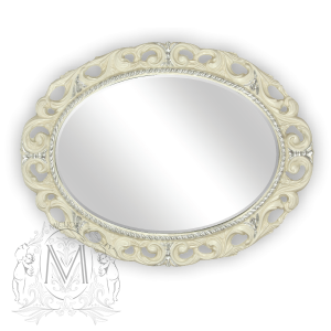 Зеркало овальное ажурное 70x89cm Migliore ML.COM-70.724 AG